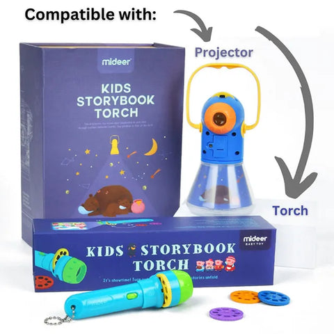 Mideer Projector Disc Set of 4 for Mideer Storybook Projector & Torch