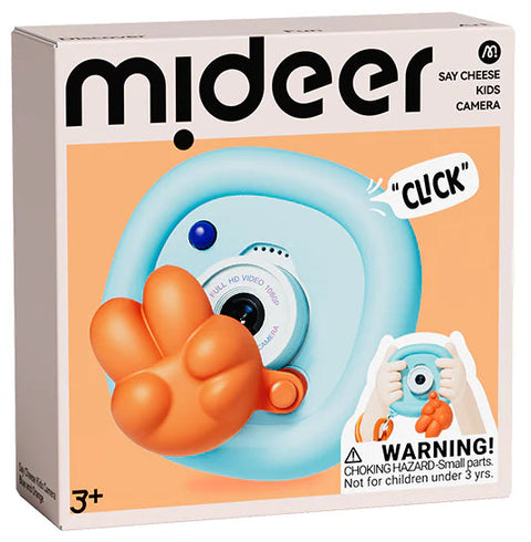 Mideer Say Cheese Kids Camera Blue Orange