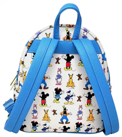Loungefly Disney Mickey Mouse & Friends Waving Mini Backpack