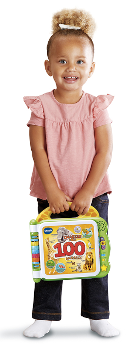 VTech Mon Imagier Des Animaux Bilingue, 100 Words Animals English/Français
