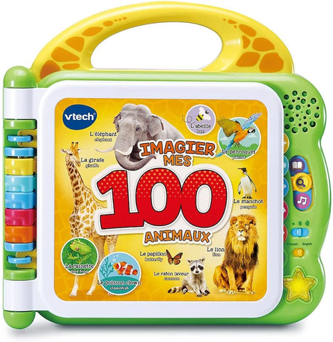 VTech Mon Imagier Des Animaux Bilingue, 100 Words Animals English/Français