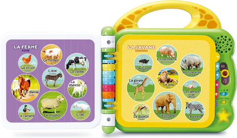 VTech Mon Imagier Des Animaux Bilingue, 100 Words Animals English/Français