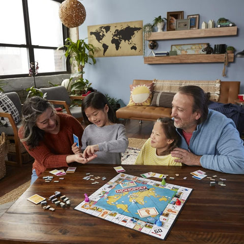 Monopoly Travel World Tour Board Game, English