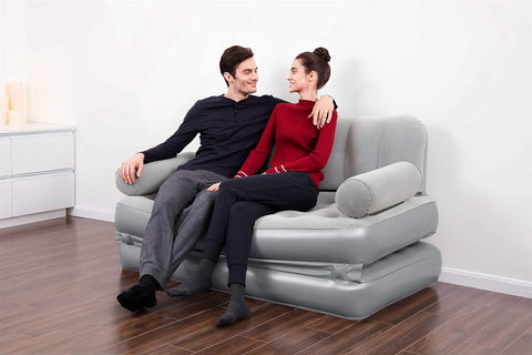 Bestway Multi-Max 3-in-1 Inflatable Air Couch With Built-in AC Pump 188x152x64cm