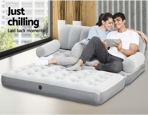 Bestway Multi-Max 3-in-1 Inflatable Air Couch With Built-in AC Pump 188x152x64cm