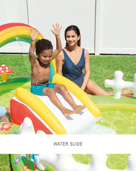Intex My Garden Inflatable Play Center With Slide 290x180x104cm