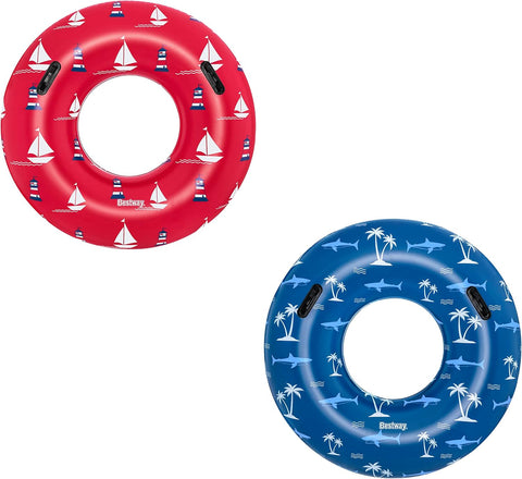Bestway Float 'N Fashion Nautical Swim Tube 119cm