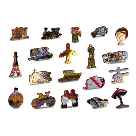 Wooden Puzzle: Bicycles of Amsterdam 1010pcs