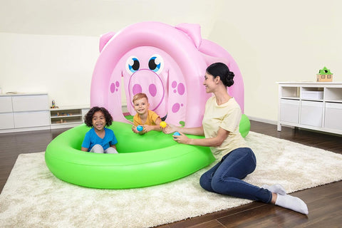 Bestway Oinkster Pig Bouncer and Ball Pit, With 15 Play Balls 239x162x137cm