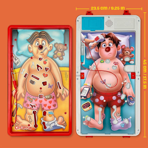 Operation Electronic Board Game with All-in-One Carrying Case