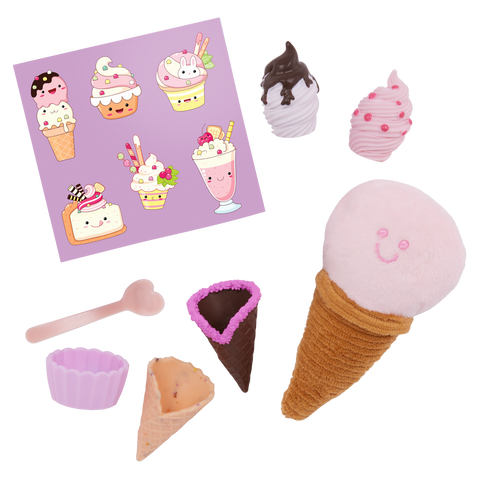 Our Generation Andy 18" Doll with Ice Cream Accessories