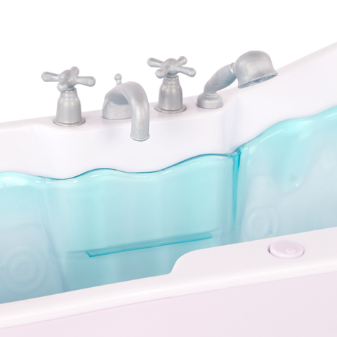 Our Generation Bubbly Bathtime Bathtub Accessory with Water Sounds for 18" Dolls