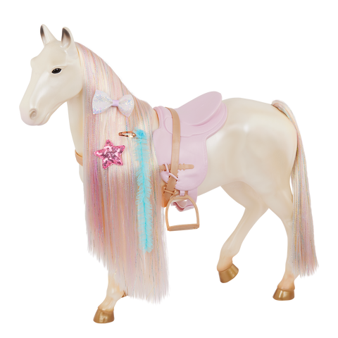 Our Generation Enchanting Horse 20" Horse with Ultra-Long Rainbow Hair