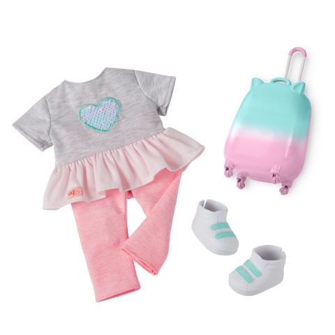 Our Generation Linzi 18" Doll with Luggage & Accessories