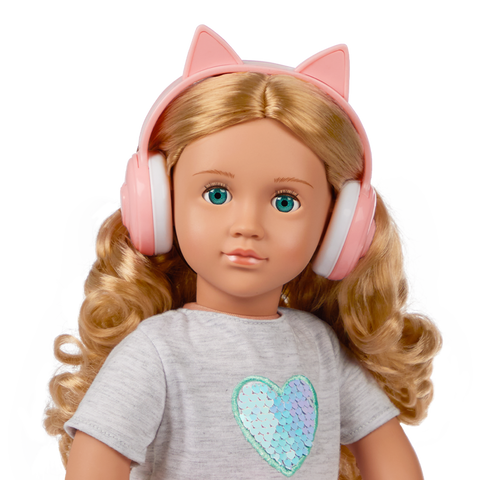 Our Generation Linzi 18" Doll with Luggage & Accessories