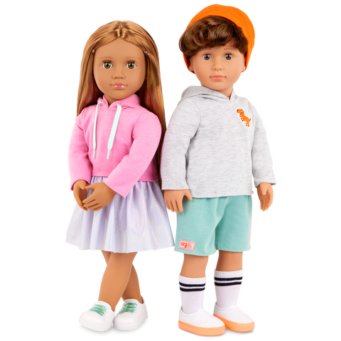 Our Generation Lizzie & Oliver 18" Doll Best Friends Set
