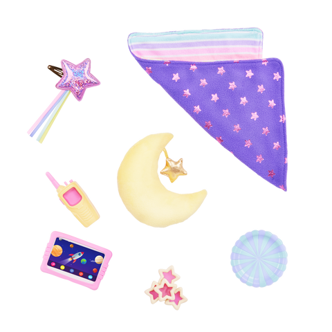 Our Generation Luna Posable 18" Slumber Party Doll & Storybook