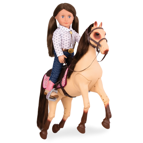 Our Generation Posable Morgan Horse 20" Horse for 18" Dolls