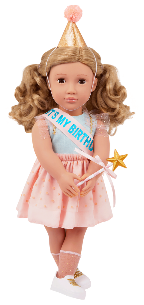 Our Generation Romy 18" Birthday Party Doll & Accessories