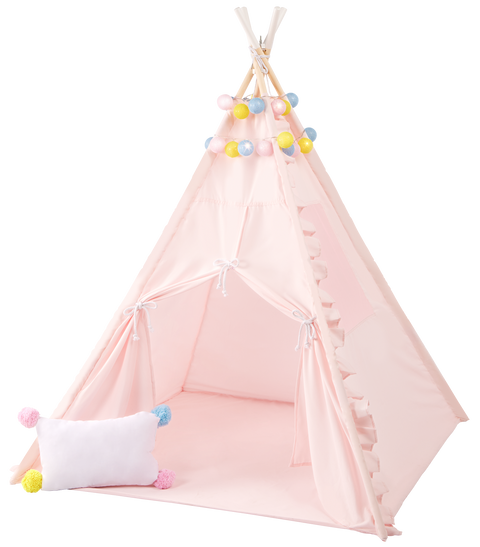 Our Generation Suite Retreat Kids' Play Tent with Globe String Lights & Pillow