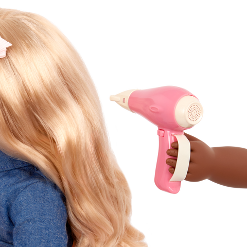 Our Generation Sweet Styles Salon Chair Hair Styling Accessory Set for 18" Dolls