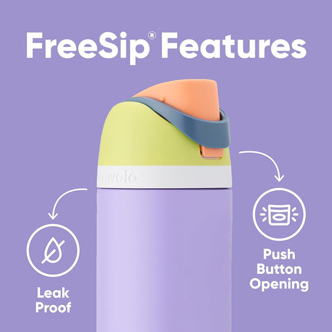 Owala FreeSip Insulated Water Bottle 24oz Boneyard