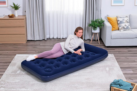Bestway Pavillo Twin Airbed With Built-In Foot Pump 188x99x28cm