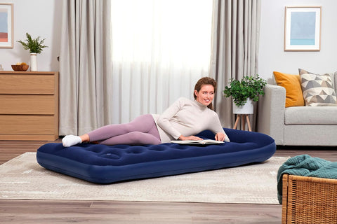 Bestway Pavillo Twin Airbed With Built-In Foot Pump 188x99x28cm