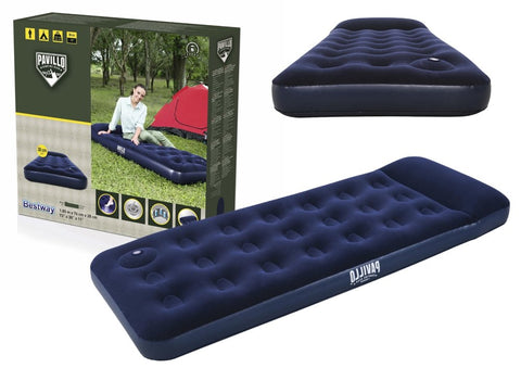 Bestway Pavillo Twin Jr. Airbed With Built-in Foot Pump 185x76x28cm