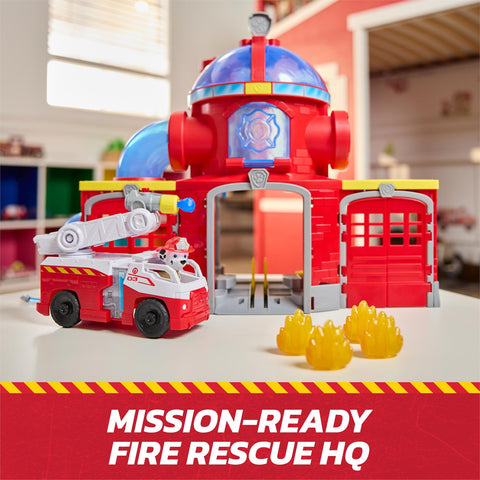 Paw Patrol Fire Rescue Command Center with Marshall Figure