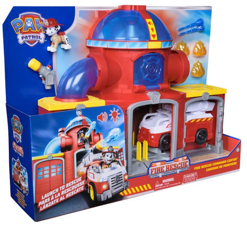 Paw Patrol Fire Rescue Command Center with Marshall Figure
