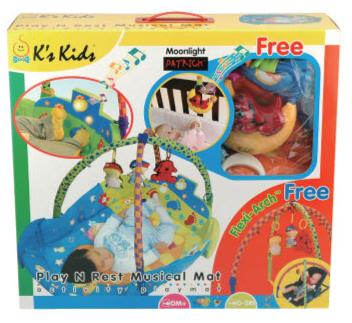 K's Kids Play N Rest Musical Mat