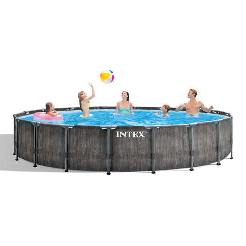 Intex Prism Frame Above Ground Greywood Pool Set 549x122cm