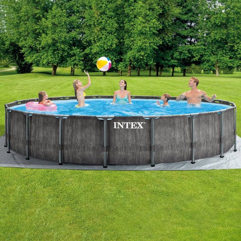 Intex Prism Frame Above Ground Greywood Pool Set 549x122cm