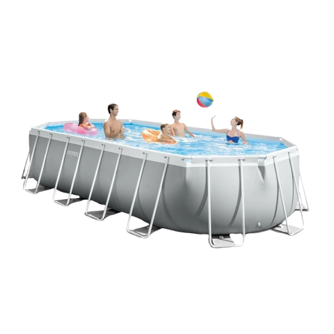 Intex Prism Frame Above Ground Oval Pool Set 610x305x122cm