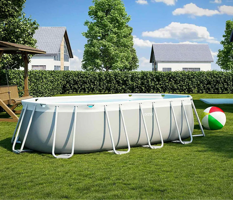 Intex Prism Frame Above Ground Oval Pool Set 610x305x122cm
