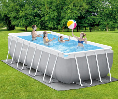 Intex Prism Frame Above Ground Rectangular Pool Set 488x244x107cm