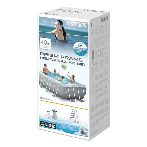 Intex Prism Frame Above Ground Rectangular Pool Set 400x200x100 cm