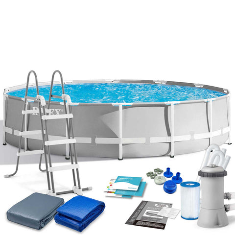 Intex Prism Frame Above Ground Round Pool Set 427x107cm