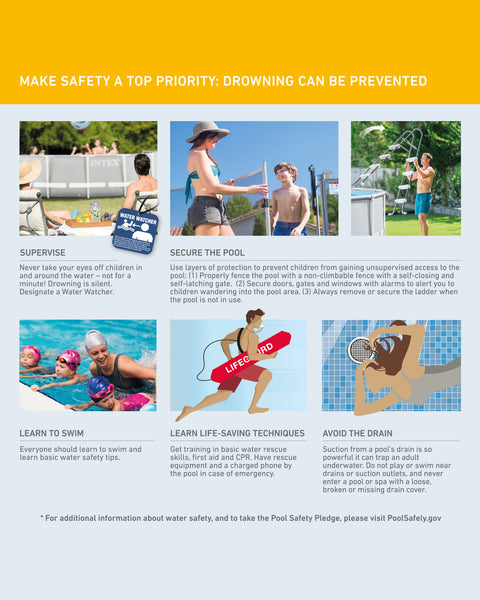 Intex Prism Frame Above Ground Round Pool Set 610x132cm