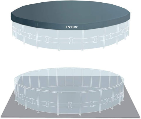 Intex Prism Frame Above Ground Round Pool Set 610x132cm