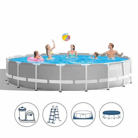 Intex Prism Frame Above Ground Round Pool Set 610x132cm