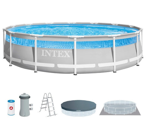 Intex Prism Frame Clearview Premium Above Ground Pool Set 427x107cm