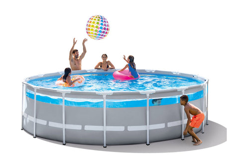 Intex Prism Frame Clearview Premium Above Ground Pool Set 488x122cm