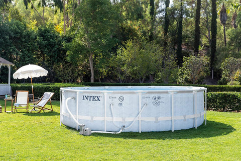 Intex Prism Frame Round Chevron Pool Set 488x122cm
