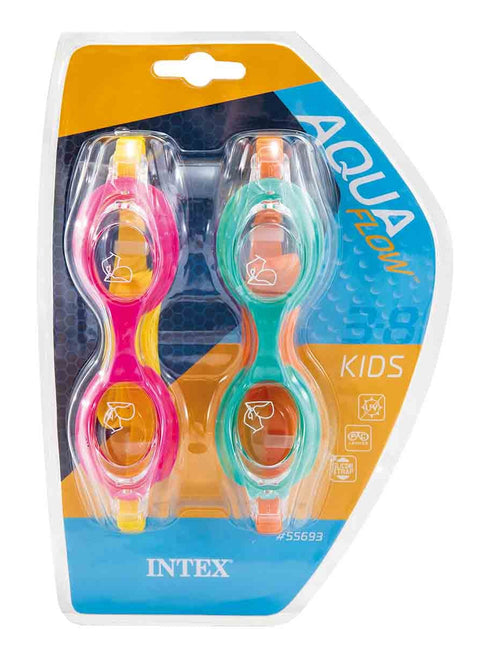Intex Pro Team Goggles 2-Pack 3-8 yrs