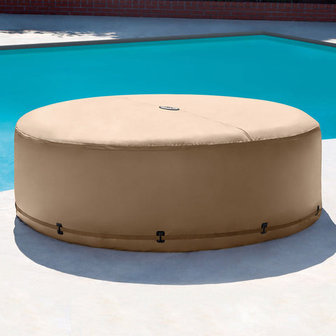 Intex PureSpa Bubble Massage Round Spa 196x71cm + Energy Efficient Cover 4 Person