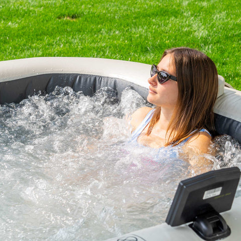 Intex PureSpa Greystone Deluxe Square Bubble Spa Set 239x71cm, 6 Person