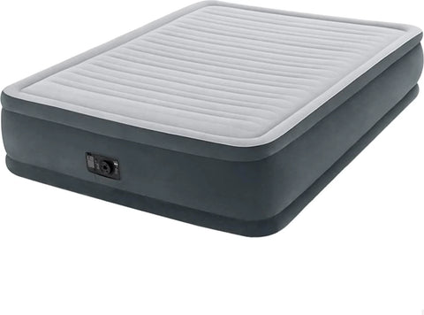 Intex Queen Comfort Plush Elevated Airbed with Bip 203x152x46cm