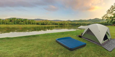 Intex Queen Dura-Beam TruAire Camping Mattress With QuickFill USB Pump 203x152x22cm